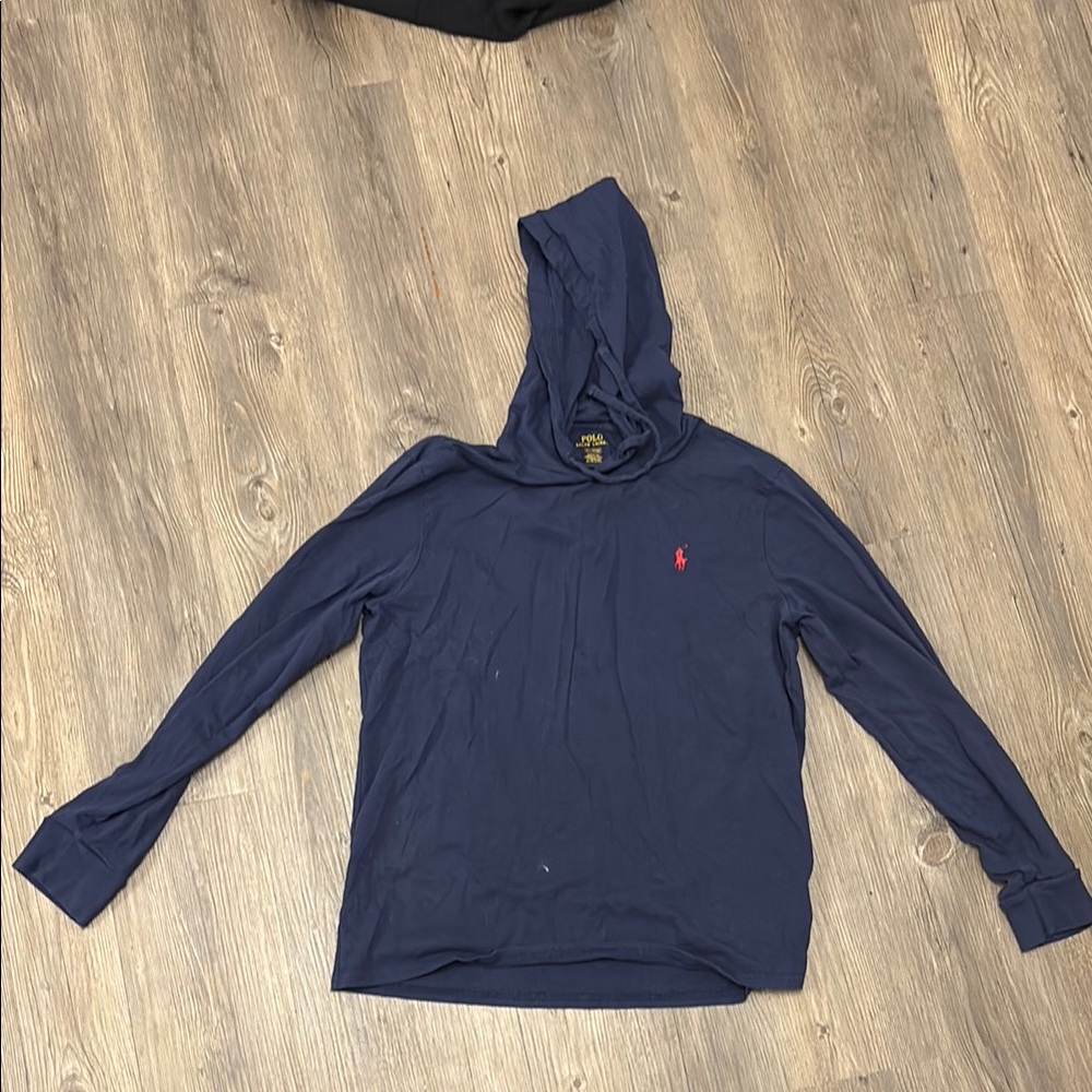 Polo by Ralph Lauren Men's Navy Hoodie Shirt